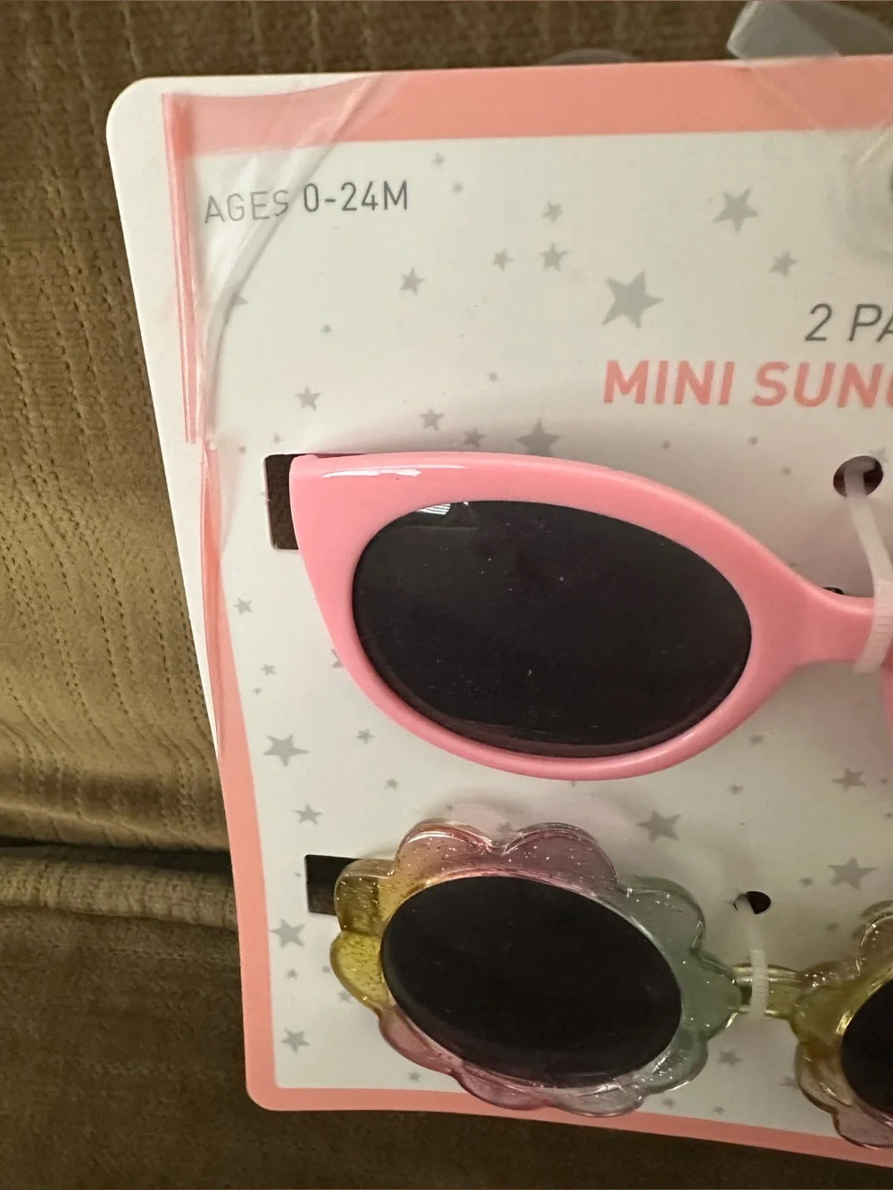 Set of 2 toddler girls mini sunglasses 0-24 months New by elli